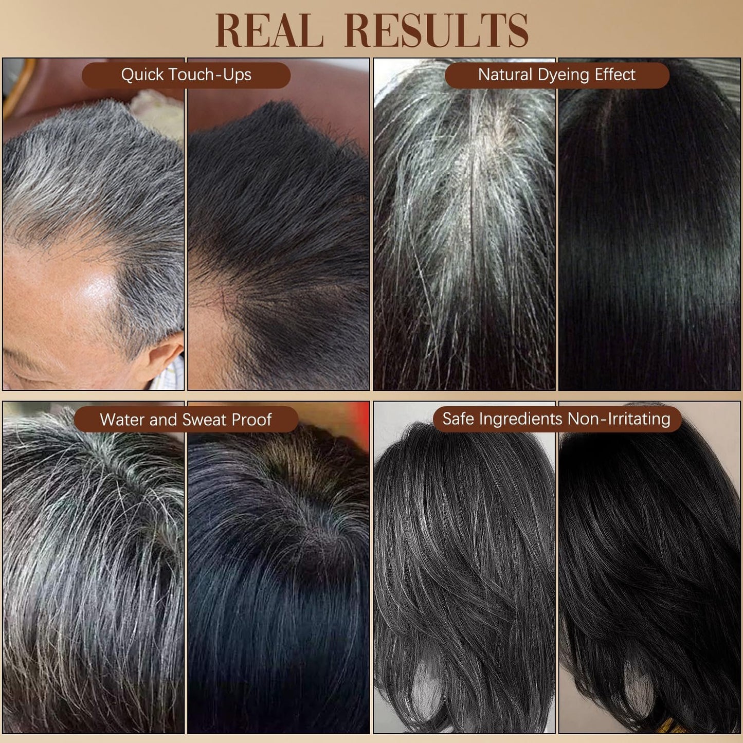 Effortless Hair Transformation - 49% OFF  Safe and Convenient Comb Hair Dye - For Quick and Stylish Hair Coloring!